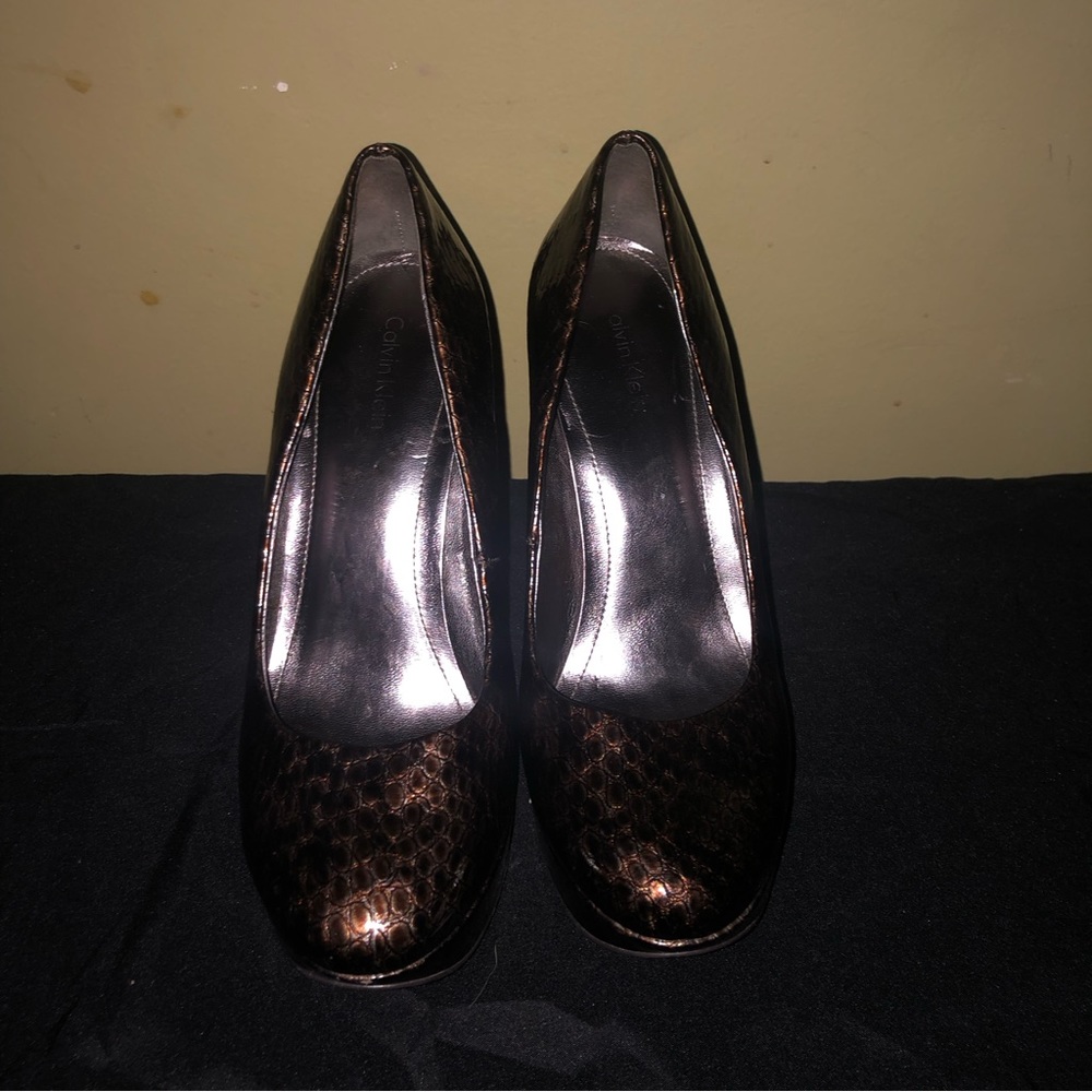 Calvin Klein Carly heels . Size 6 1/2 M.